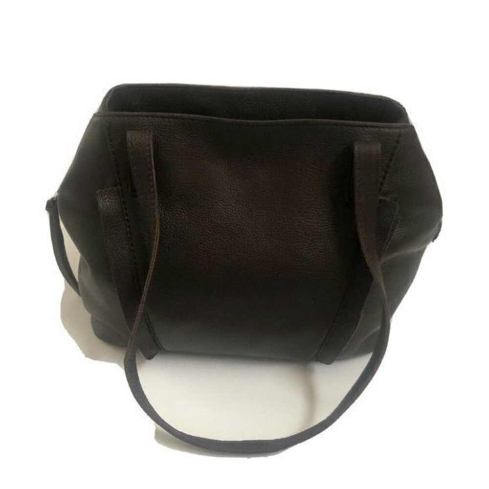 The Sak Handbag Satchel Leather Brown Shoulderbag Purse